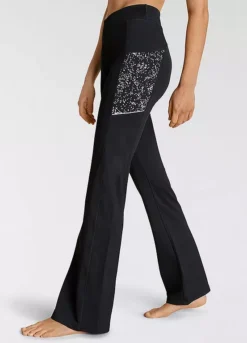 Active By LASCANA Reflective Print Elasticated Waist Straight Leg Sweat Pants -Buffalo Fashion Shop active by LASCANA Reflective Print Elasticated Waist Straight Leg Sweat Pants11842928FRSP W02