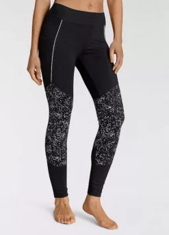 Active By LASCANA Reflective Print Sporty Leggings -Buffalo Fashion Shop active by LASCANA Reflective Print Sporty Leggings84603746FRSP W03