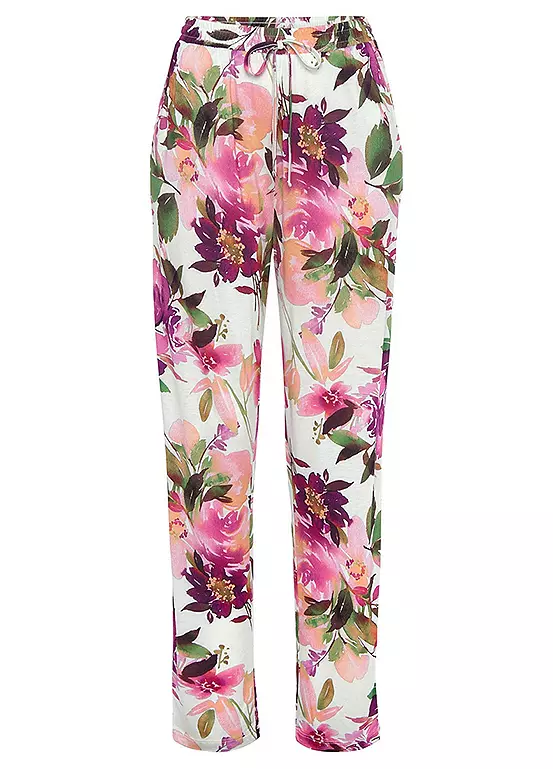 Beachtime Floral Print Jersey Pants 4 Beachtime Floral Print Jersey Pants - Image 2