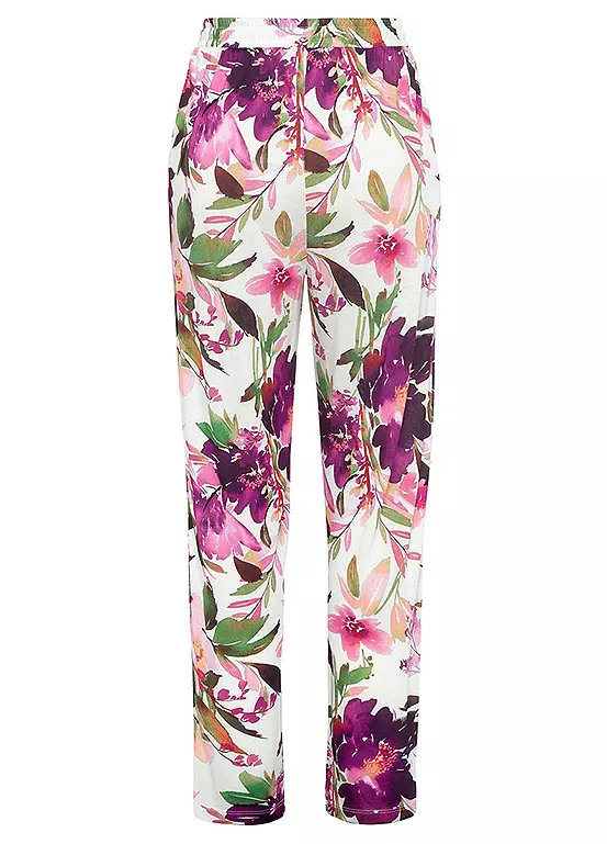 Beachtime Floral Print Jersey Pants 6 Beachtime Floral Print Jersey Pants - Image 4