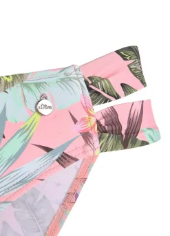 S.Oliver ’Azalea’ Tropical Print Bikini Bottoms -Buffalo Fashion Shop s.Oliver Azalea Tropical Print Bikini Bottoms51201404FRSC W01