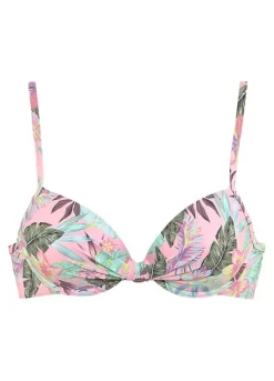 S.Oliver ’Azalea’ Tropical Print Underwired Bikini Top -Buffalo Fashion Shop s.Oliver Azalea Tropical Print Underwired Bikini Top35434612FRSC