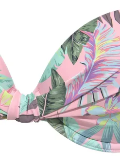 S.Oliver ’Azalea’ Tropical Print Underwired Bikini Top -Buffalo Fashion Shop s.Oliver Azalea Tropical Print Underwired Bikini Top35434612FRSC W01