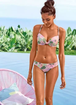 S.Oliver ’Azalea’ Tropical Print Underwired Bikini Top -Buffalo Fashion Shop s.Oliver Azalea Tropical Print Underwired Bikini Top35434612FRSP W01