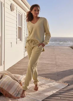 S.Oliver Elasticated Waist Ribbed Straight Leg Joggers 10 S.Oliver Elasticated Waist Ribbed Straight Leg Joggers -Buffalo Fashion Shop s.Oliver Elasticated Waist Ribbed Straight Leg Joggers86247814FRSP W02