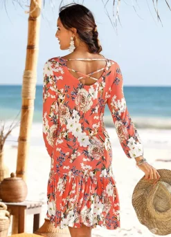 S.Oliver Floral Print Beach Dress -Buffalo Fashion Shop s.Oliver Floral Print Beach Dress81899461FRSP W01