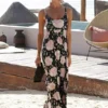 S.Oliver Floral Print Tie-Back Maxi Dress -Buffalo Fashion Shop s.Oliver Floral Print Tie Back Maxi Dress22478206FRSP