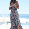 S.Oliver Polka Dot Print Maxi Dress -Buffalo Fashion Shop s.Oliver Polka Dot Print Maxi Dress53413605FRSP