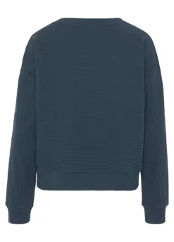 S.Oliver Round Neck Cotton Sweatshirt -Buffalo Fashion Shop s.Oliver Round Neck Cotton Sweatshirt92216911FRSC W01
