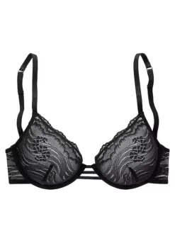 S.Oliver Underwired Floral Lace Full Cup Bra -Buffalo Fashion Shop s.Oliver Underwired Floral Lace Full Cup Bra30288224FRSC